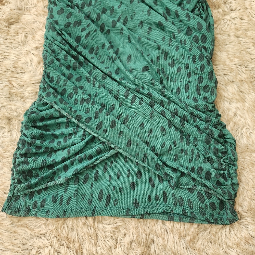 Free People Katana Mini Dress Alpine Combo Dark Green - Picture 5 of 15
